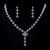 Picture of Amazing Big Platinum Plated 2 Piece Jewelry Set