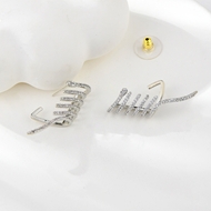 Show details for Brand New White Big Dangle Earrings with SGS/ISO Certification