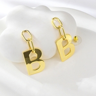 Show details for Luxury Gold Plated Dangle Earrings with Worldwide Shipping
