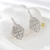 Picture of Low Cost Platinum Plated Big Dangle Earrings with Full Guarantee