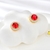 Picture of Cheap Gold Plated Red Stud Earrings Direct from Factory