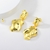 Picture of Affordable Zinc Alloy Gold Plated Dangle Earrings from Trust-worthy Supplier
