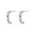 Picture of Cubic Zirconia Platinum Plated Stud Earrings for Her