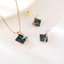 Show details for Trusted Dark Blue Classic 2 Pieces Jewelry Sets