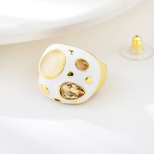 Show details for Attractive Pink Rose Gold Plated Fashion Ring Best Price