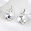 Show details for Recommended White Zinc Alloy Small Hoop Earrings from Top Designer
