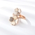 Picture of Brand New White Rose Gold Plated Fashion Ring Factory Supply