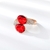 Picture of Featured Red Rose Gold Plated Fashion Ring with Full Guarantee