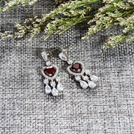Picture of 925 Sterling Silver Medium Dangle Earrings Online Only
