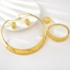Show details for Fancy Big Zinc Alloy 4 Piece Jewelry Set