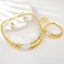 Show details for New Season Multi-tone Plated Zinc Alloy 4 Piece Jewelry Set in Flattering Style