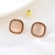 Picture of Zinc Alloy Gold Plated Stud Earrings with Full Guarantee