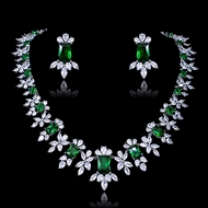 Show details for Beautiful Cubic Zirconia Big 2 Piece Jewelry Set