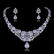 Show details for Hot Selling White Cubic Zirconia 2 Piece Jewelry Set from Top Designer