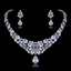 Show details for Hot Selling White Cubic Zirconia 2 Piece Jewelry Set from Top Designer