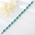 Picture of Attractive Green Platinum Plated Fashion Bracelet For Your Occasions