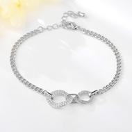 Show details for Unusual Small Cubic Zirconia Fashion Bangle