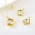 Picture of Famous Artificial Crystal Zinc Alloy 2 Piece Jewelry Set