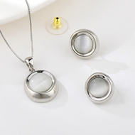 Picture of Impressive White Zinc Alloy 2 Piece Jewelry Set with Low MOQ