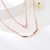 Picture of Affordable Rose Gold Plated Small Pendant Necklace From Reliable Factory
