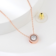 Show details for 925 Sterling Silver White Pendant Necklace at Unbeatable Price