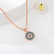 Show details for Purchase Rose Gold Plated Swarovski Element Pendant Necklace Exclusive Online