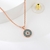 Picture of Purchase Rose Gold Plated Swarovski Element Pendant Necklace Exclusive Online
