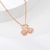 Picture of 925 Sterling Silver Rose Gold Plated Pendant Necklace with Worldwide Shipping
