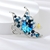 Picture of Blue Zinc Alloy Brooche Wholesale Price