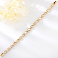 Show details for Cubic Zirconia Copper or Brass Fashion Bracelet Shopping