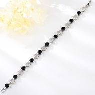 Show details for Unique Cubic Zirconia Black Fashion Bracelet