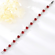 Show details for Cheap Platinum Plated Copper or Brass Fashion Bracelet From Reliable Factory