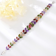 Show details for Copper or Brass Cubic Zirconia Fashion Bracelet in Exclusive Design