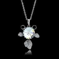 Show details for Fashion Design Brass Transparent Collar 16 OR 18 Inches