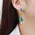 Picture of Latest Big Yellow Dangle Earrings