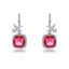 Show details for Delicate Cubic Zirconia Copper or Brass Dangle Earrings