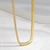 Picture of Small Gold Plated Pendant Necklace of Original Design