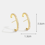 Picture of Bulk Gold Plated Small Stud Earrings Exclusive Online