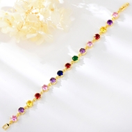 Show details for Recommended Colorful Gold Plated Fashion Bracelet from Top Designer