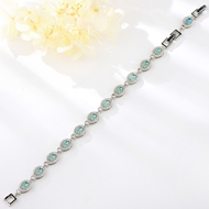 Show details for Copper or Brass Platinum Plated Fashion Bracelet from Certified Factory