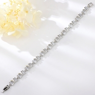 Show details for Low Cost Platinum Plated Copper or Brass Fashion Bracelet with Price