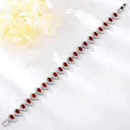 Show details for Fancy Small Cubic Zirconia Fashion Bracelet