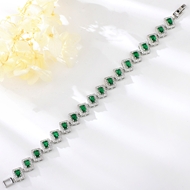 Show details for Good Cubic Zirconia Platinum Plated Fashion Bracelet