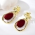 Picture of New Season Gold Plated Dubai Big Stud Earrings with SGS/ISO Certification