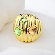 Picture of Affordable Gold Plated Big Fashion Ring from Trust-worthy Supplier