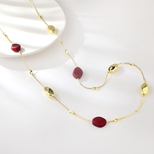 Show details for Irresistible Red Enamel Long Pendant For Your Occasions