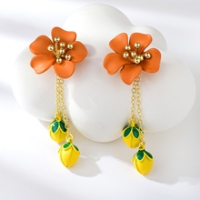 Show details for Amazing Small Flowers & Plants Dangle Earrings