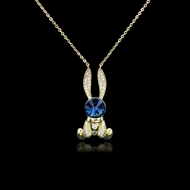 Show details for Sparkling Small Zinc Alloy Pendant Necklace