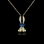 Show details for Sparkling Small Zinc Alloy Pendant Necklace