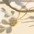 Picture of Nickel Free Gold Plated White Pendant Necklace with Easy Return